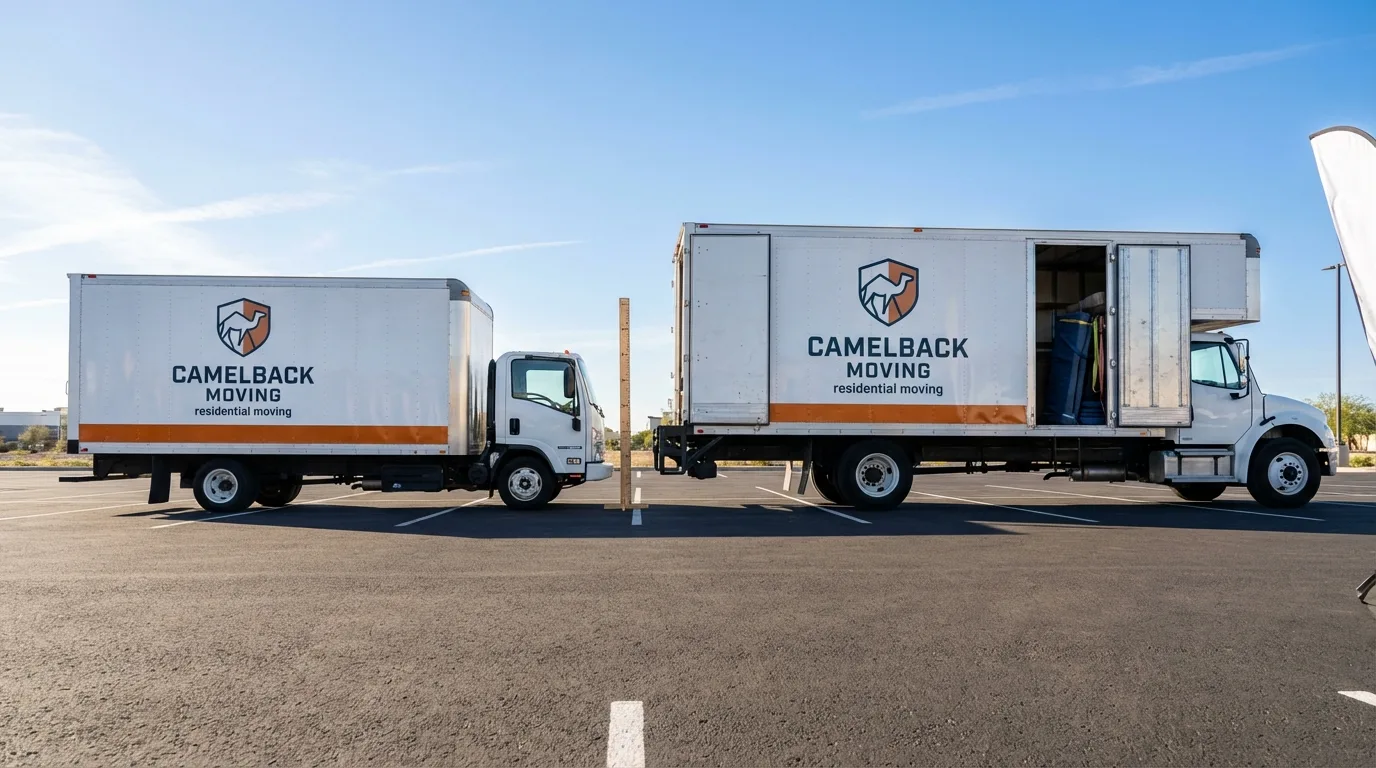 Moving truck size capacity guide in North Richland Hills